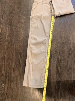 Prana Halle Women’s Khaki Cargo Pants Size 10 thumbnail 5