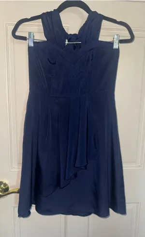 Women's Luce Navy Mini Dress Size M thumbnail 1