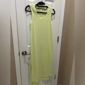 Lululemon All Yours Tank Maxi Dress Crispin neon green size 2 thumbnail 9