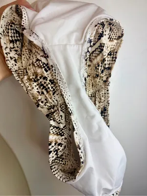 Soma Snake Print Tankini Bathing suit Size Large V Wire Plunge thumbnail 16