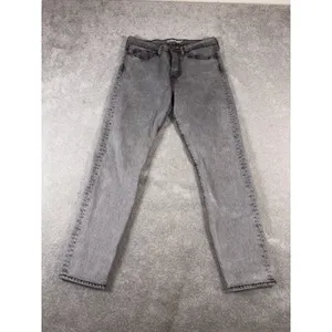 womens levis wedgie‎ jeans gray wash premium denim 28 thumbnail 2