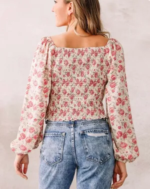 Vintage Floral Corset thumbnail 2