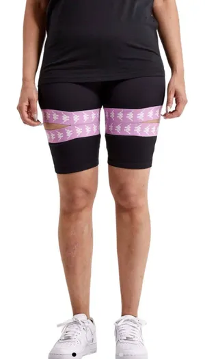 NWT Kappa 222 Banda Fuig 3 High Rise Cutout Womens Bike Shorts Sz Large thumbnail 1