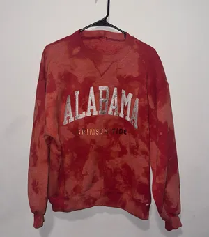 Tie Dye University of Alabama Crimson Tide Football Sweatshirt thumbnail 1