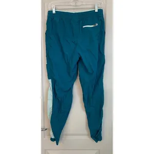 Reebok Womens Teal Colorblock Nylon Mesh Lined‎ Track Pants Joggers S thumbnail 11
