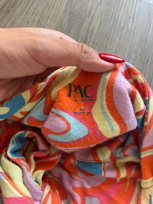 Pacsun Multicolored Tie Halter Top Size XS thumbnail 3