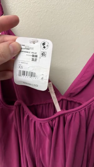 Free People Babydoll Tank Top XS thumbnail 3