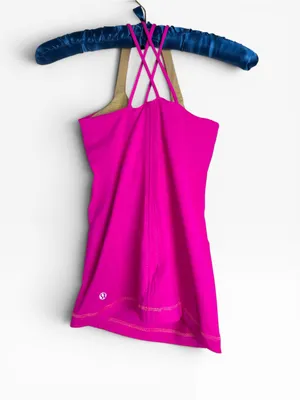 Lululemon Free To Be Tank Raspberry pink Glo Light Full-On Luxtreme Size XS 2-4 thumbnail 10