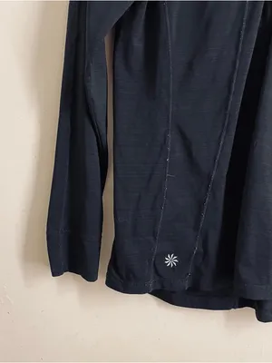 Athleta Pacifica UPF Long Sleeve Rashguard Quarter Zip Black Size M thumbnail 9