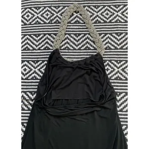 Cable & Gauge Black Braided Chain Halter Top thumbnail 13
