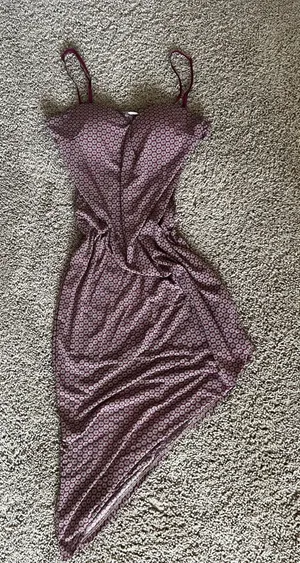 Burgundy Bodycon Dress Purple Size M thumbnail 1