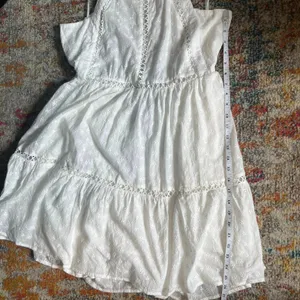 Petal and Pup Raffael High Neck Mini Dress Lace NWT Size Large 100% cotton thumbnail 4