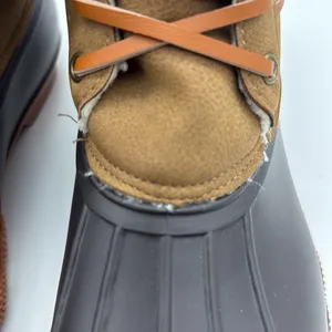 SEVEN7 HOLLIS Duck Boots. Light and dark brown Rain/Winter Boots. thumbnail 2