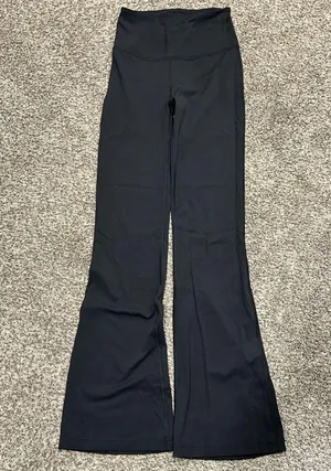Lululemon Groove Super-High-Rise Flared Pant *Nulu in Black thumbnail 7