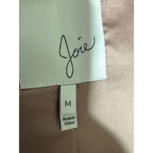 Joie Womens Faux Fur Vest Blush Pink Tan Tiered Sleeveless Jacket Size M thumbnail 2