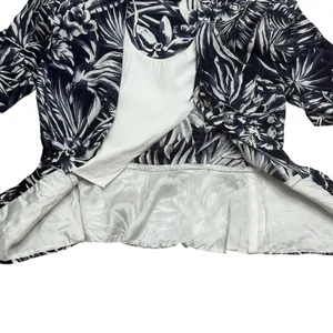 VTG‎ 90s DAWN JOY FLORAL Shorts Set Two Piece ROMPER High waist Size Small thumbnail 8