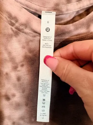 Lululemon All Yours Tee Color: Marble Dye Silky French Press thumbnail 4