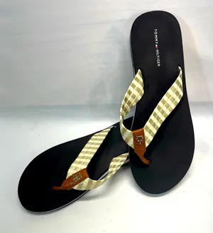 Tommy Hilfiger Flip Flops‎ Women 9 Cream/Gold NEW thumbnail 1