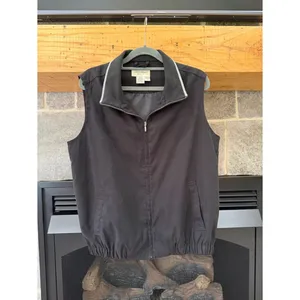 Vintage Eddie Bauer Golf Black Full Zip Vest Women’s Small thumbnail 4