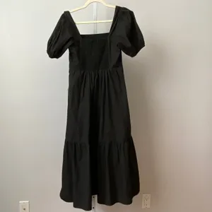 ASTR The‎ Label S Black Midi Dress Puff Sleeve Whimsigoth MinimalistParty thumbnail 8