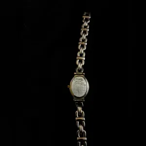 Carriage By Timex Watch Women Dainty Gold Silver Tone 19mm thumbnail 4