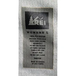 Billy Reid REI Quarter Zip Pullover Long Sleeve Athletic Top Gray Polyester‎ Womens L thumbnail 3