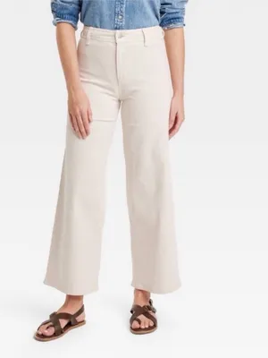 Universal thread wide leg ankle jeans Size 4 thumbnail 4