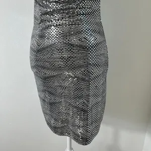 American Vintage Vintage Y2K Misdemeanor Sequin Halter Mini‎ Dress Clubbing Womens Size Small thumbnail 3