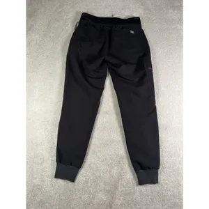 figs zamora jogger scrub pants xs pet Black Mid Rise thumbnail 6