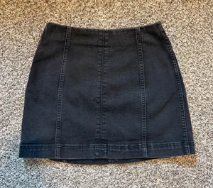 Wild Fable Black Denim Skirt thumbnail 1