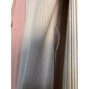 Daily Practice Anthropologie Pink Cream Color Block Ribbed Robe Duster XL thumbnail 8