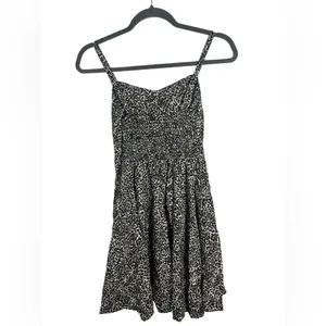 Old Navy Leopard Print Cami Dress XS Animal Print‎ Spaghetti Strap Mini Dress thumbnail 3