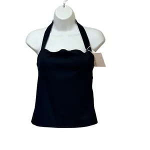 CSB Halle Tank Black Serenity‎ Halter Square Neck Open Back Top XL New thumbnail 3