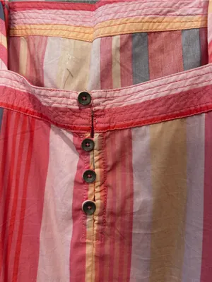 Free People Primavera Stripe Midi‎ Dress Women’s size Medium Cottagecore Boho thumbnail 7