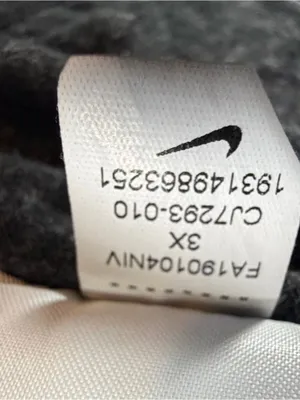 Nike Just Do It Crewneck Sweatshirt Gray Speckled 3XL Pullover Logo thumbnail 6