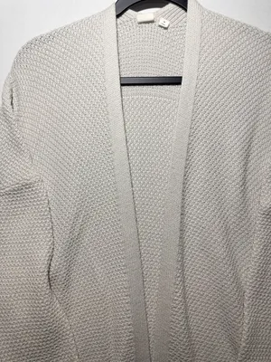 Gap Open Stitch Cardigan Size M Beige Knit Sweater thumbnail 2
