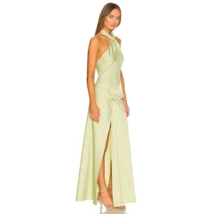 Ronny Kobo Selina Dress in Sage Large New Womens Long Maxi Dress thumbnail 3