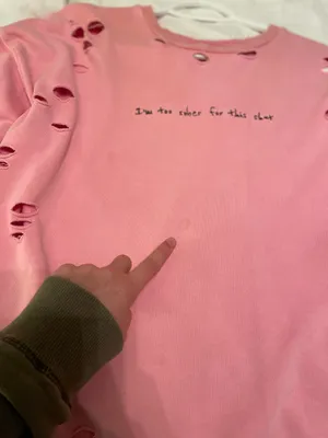 Cute pink sweatshirt thumbnail 4