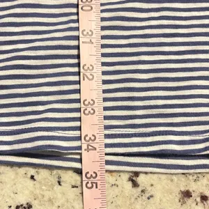 Universal Thread T-Shirt Dress Women S Blue Nautical Striped Cotton Mini Casual thumbnail 8
