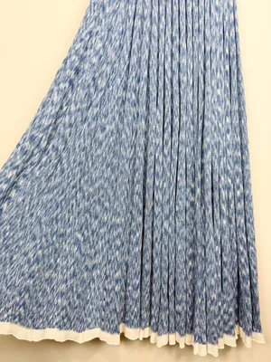 Free People Gold Coast Knit Maxi Skirt Bottled Blue Size XS thumbnail 11