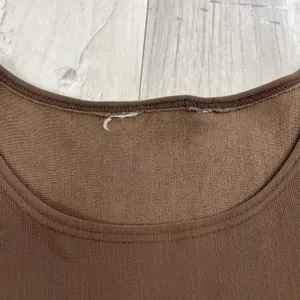 Brown Sleeveless Stretch Lightweight Plain Basic Midi Dress 9/10 Size undefined thumbnail 4