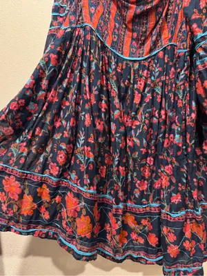 Free People Endless Afternoon Floral Mini Dress XL NWOT thumbnail 6