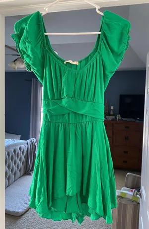 Altard State Green Romper Dress thumbnail 1