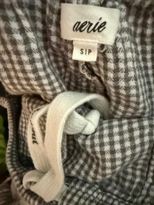 Aerie Women's Plaid Cotton Gauze Shorts thumbnail 4