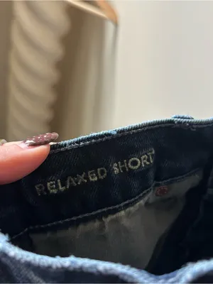 American Eagle Outfitters Dark Blue Denim Shorts thumbnail 3
