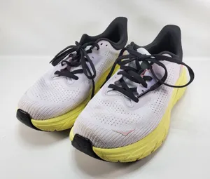 Hoka Arahi 7 Running Shoes Womens 7 White Yellow Pink Stability Sneakers 1147851 thumbnail 1
