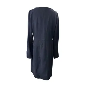 Duluth Trading Wearwithall Ponte Dress M Black Long Sleeve 4-Way Stretch pockets thumbnail 5