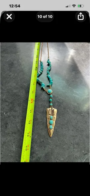 Anthropologie Zuni turquoise necklace thumbnail 9