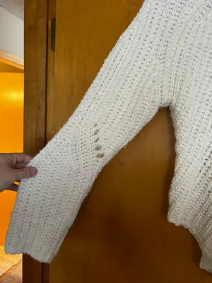 J.O.A. White Knit Sweater thumbnail 2