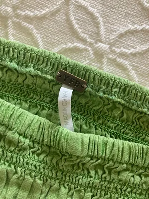 Revolve Green Puff Sleeve Top thumbnail 7